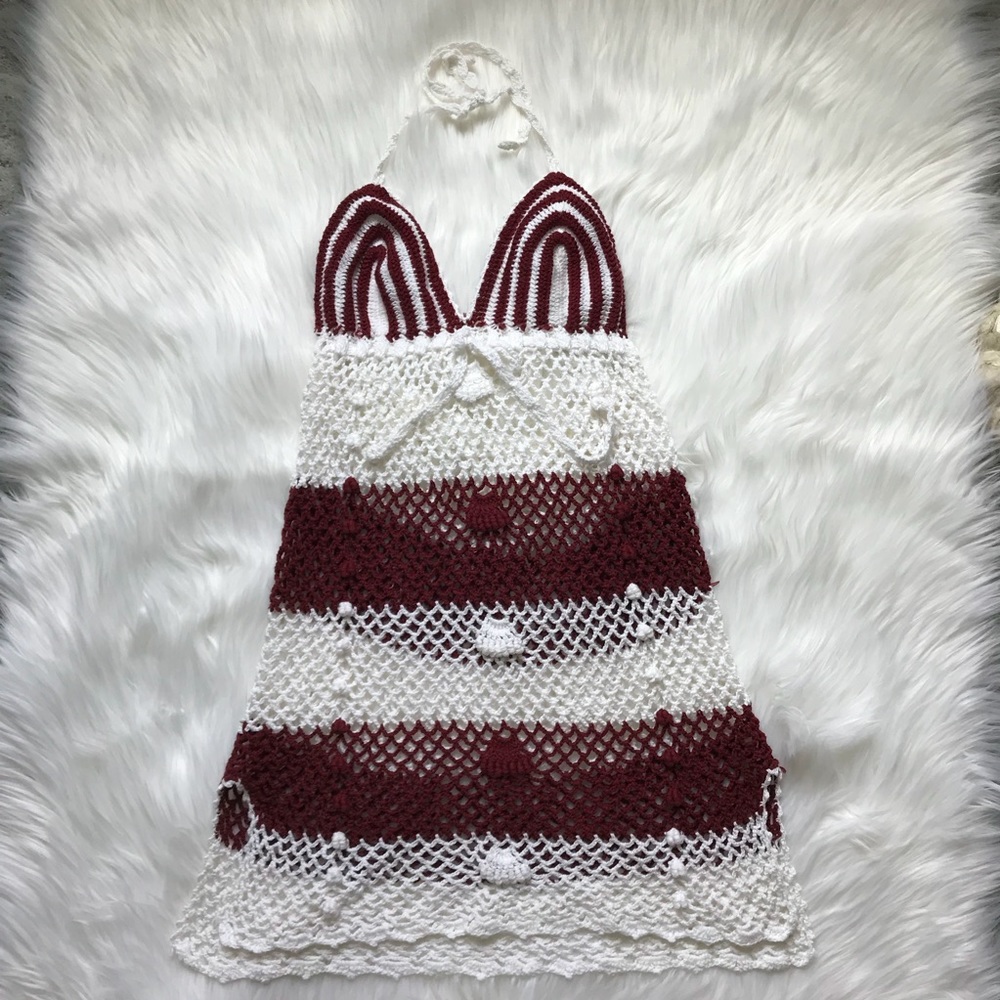 Crochet Beach Swim Cover Up size Small